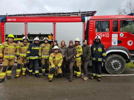Ćwiczenia Ochotniczych Straży Pożarnych powiatu pyrzyckiego